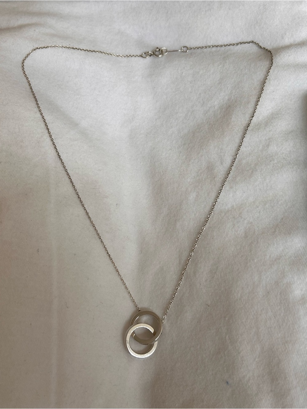 Tiffany & Co. Silver Interlocking Circle Necklace